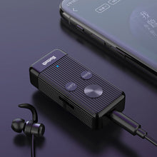 Load image into Gallery viewer, Aux Bluetooth 5.0 Audio Receiver 3.5mm Jack Portable Clip Wireless Bass Hifi Stereo Headphones Adapter Support TF Card Play
