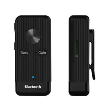 Load image into Gallery viewer, Aux Bluetooth 5.0 Audio Receiver 3.5mm Jack Portable Clip Wireless Bass Hifi Stereo Headphones Adapter Support TF Card Play