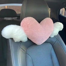 Load image into Gallery viewer, Universal Car Headrest Plush Love Neck Pillow Seat Heart-Shaped Waist Lumbar Pillow Support Cushion Accessories