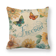 Load image into Gallery viewer, Pillowcases Cotton Linen Cushion Home Decor Cover 18 X 18 Inch Set of 4