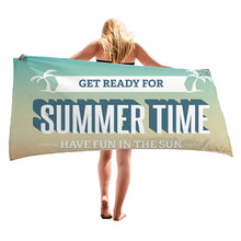 Load image into Gallery viewer, Summer Beach Vacation Microfiber Beach Towel Sand Free Lightweigh Quick Dry Super Absorbent for Travel Pool Yoga Gym Sports