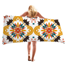 Load image into Gallery viewer, Microfiber Beach Towels Sand Free Quick Dry Portable Pool Towels Colorful Super Absorbent Beach Towel for Adults Girls Women