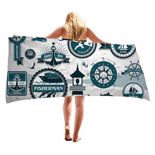 Load image into Gallery viewer, Microfiber Beach Towels Lightweigh Quick Dry Towel Super Absorbent for Kids Teens Adults Travel Swimming Pool Camping