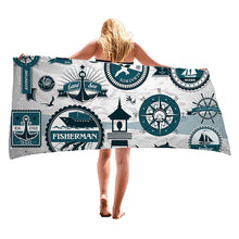 Load image into Gallery viewer, Microfiber Beach Towels Lightweigh Quick Dry Towel Super Absorbent for Kids Teens Adults Travel Swimming Pool Camping