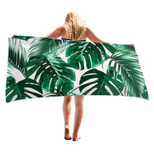 Load image into Gallery viewer, 30 X 60 Inch Super Absorbent Microfiber Beach Towels Quick Dry Towel for Adults Travel Swimming Sports Tropical tree Printing