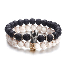 Load image into Gallery viewer, Unisex 7 Chakra Reiki Healing Stone Bracelet Yoga Balance Energy Beads Volcanic Stone Lose Weight Bracelet Jewelry Bangle