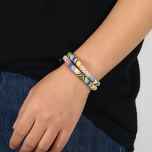 Load image into Gallery viewer, Unisex Bohemia Cloth Wrap Bracelet Magnetic Clasp Ethnic Boho Rope Fabric Bracelet