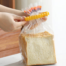 Load image into Gallery viewer, 12pcs Fries Chips Shape Sealing Clip with Fridge Magnet Holder Portable Bread Bag Fresh Storage Seal Clips Snack Bag Sealer Clamp Food Preservation Bag Clip Kitchen Storage Tool