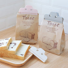 Load image into Gallery viewer, Food Bag Clips Portable Storage Bag Plastic Clips Snacks Fresh-keeping Clips Household Sealer Bags Moisture-proof Clamp Memo Notes Clips