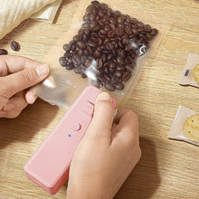 Load image into Gallery viewer, USB Charging 2 In 1 Mini Heat Sealer Portable Handheld Sealing Machine Food Snack Plastic Storage Bag Rechargeable Sealer Packing Bag