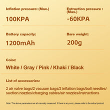 Load image into Gallery viewer, Multifunction Electric Vacuum Sealer Machine USB Rechargeable Food Storage Sealer Automatic Vacuum Sealer Packaging Machine