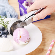 Load image into Gallery viewer, Stainless Steel Ice Cream Scoops Stacks Ice Cream Digger Non-Stick Fruit Ice Ball Maker Watermelon Ice Cream Spoon Tool