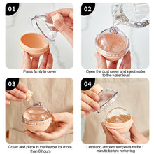 Load image into Gallery viewer, Creative Ice Ball Mold Whiskey Spherical Ice Cube Light Bulbs Ice Mold Food Grade Silicone ice Cube Ball Maker Mould Bar Tools