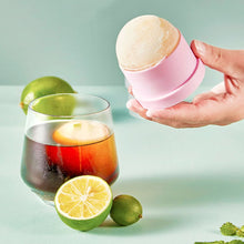 Load image into Gallery viewer, Ice Cube Maker Whiskey Spherical Large Ball Ice Cube Mold Food Grade Round Ice Tray Bar Cool Gadgets Kitchen Accessories Ice Making Mould