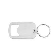 Load image into Gallery viewer, Stainless Steel Bottle Opener Keychain Beer Opener Soda Drink Starter Portable Mini Bottle Opener Birthday Father's Day Gifts