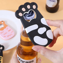 Load image into Gallery viewer, Cartoon Cats Paw Beer Bottle Opener Fat Cat Paws Soda Drink Starter Magnet Refrigerator Sticker Cute Fridge Magnet Beer Opener