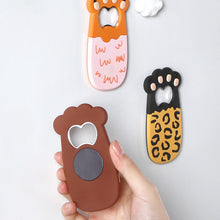 Load image into Gallery viewer, Cartoon Cats Paw Beer Bottle Opener Fat Cat Paws Soda Drink Starter Magnet Refrigerator Sticker Cute Fridge Magnet Beer Opener