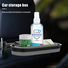 Load image into Gallery viewer, With Makeup Mirror Car Supplies Back Storage Bag Seat Headrest Storage Box Car Built-In Box