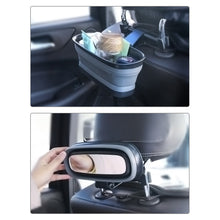 Load image into Gallery viewer, With Makeup Mirror Car Supplies Back Storage Bag Seat Headrest Storage Box Car Built-In Box