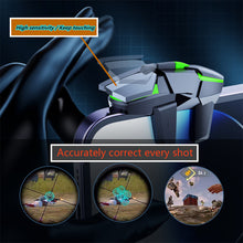 Load image into Gallery viewer, DY02 Mobile Phone 6 Finger Game Trigger for PUBG Aim Shooting Gaming Controller L1R1 Key Button for IOS Android Gamepad Joystick