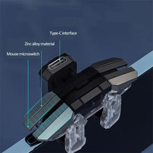 Load image into Gallery viewer, Six Finger Control Gamepad Trigger For Pubg Controller Mobile Phone Gamepad Joystick Aim Shooting L1 R1 Alloy Key Button