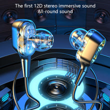 Load image into Gallery viewer, TWS Wireless Bluetooth Earphones Bluetooth 5.2 Neckband Earphone headset Sports Running Waterproof Earbud Wireless with MiC