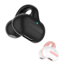 Load image into Gallery viewer, Ms8 Bluetooth Headset Single Ear Clip Ear Type Non-In-Ear Hanging Ear Black Technology Concept Bone Conduction Outward Earphone