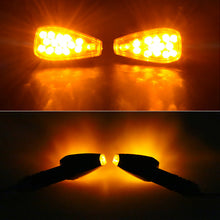 Load image into Gallery viewer, 2PCS Motorcycle Turn Signal Lights 14 LED Motorcross Short Indicator Blinker Side Lights Front&Rear For Yamaha Kawasaki Honda Suzuki Motorbikes