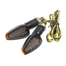 Load image into Gallery viewer, 2PCS Motorcycle Turn Signal Lights 14 LED Motorcross Short Indicator Blinker Side Lights Front&Rear For Yamaha Kawasaki Honda Suzuki Motorbikes