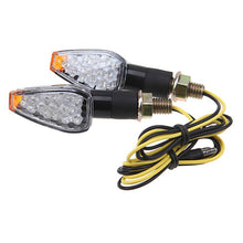 Load image into Gallery viewer, 2PCS Motorcycle Turn Signal Lights 14 LED Motorcross Short Indicator Blinker Side Lights Front&Rear For Yamaha Kawasaki Honda Suzuki Motorbikes