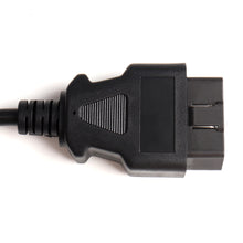 Load image into Gallery viewer, 30cm OBD2 16Pin Male Plug Connector Female Extension Opening Cable Auto Scanner Cables OBDII 16Pin OBD 2 Adaptor Male Cable
