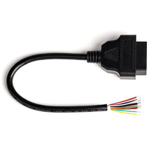 Load image into Gallery viewer, 30cm OBD2 16Pin Male Plug Connector Female Extension Opening Cable Auto Scanner Cables OBDII 16Pin OBD 2 Adaptor Male Cable