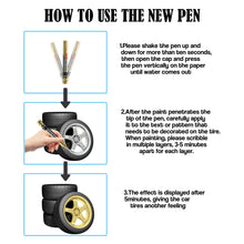 Load image into Gallery viewer, 3Pcs/Set DIY Car Chrome Marker Pen Permanent Paint Marker For Bike Motor Tires Tyre Marker Paint Pen Rubber Tyre Marker Metallic Markers