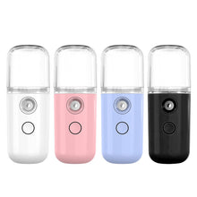 Load image into Gallery viewer, 30ML Car Air Humidifier Mini Nano Facial Sprayer USB Nebulizer Purifier Aromatherapy Essential Oil Diffuser Face Water Replenishment