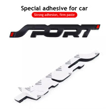 Load image into Gallery viewer, Metal 3D Car Sticker Auto Car Trunk Racing Sport Word Letter Logo Emblem Badge Decal Sticker Car Decor Accessories