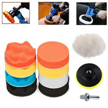 Load image into Gallery viewer, 11Pcs Car Polishing Sponge Pads Kit Foam Pad Buffer Kit Wax Pads For Auto Motorcycle Motor Vehicle Removes Scratches Car Polisher Drill Adapter