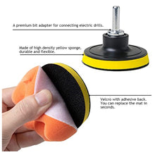 Load image into Gallery viewer, 11Pcs Car Polishing Sponge Pads Kit Foam Pad Buffer Kit Wax Pads For Auto Motorcycle Motor Vehicle Removes Scratches Car Polisher Drill Adapter