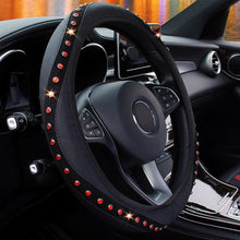 Load image into Gallery viewer, Car Rhinestones Steering Wheel Cover With Crystal Diamond Car Interior Accessories Car-styling 37-38cm