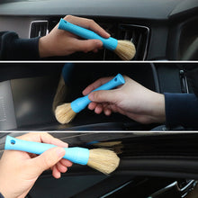 Load image into Gallery viewer, 2Pcs Car Detailing Brush Air Conditioner Auto Wash Pighair Bristle Accessories Cleaning Tools Detailing Vehicle Interior Supplies