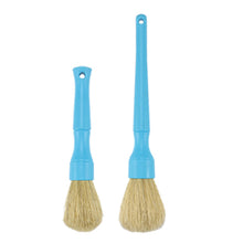 Load image into Gallery viewer, 2Pcs Car Detailing Brush Air Conditioner Auto Wash Pighair Bristle Accessories Cleaning Tools Detailing Vehicle Interior Supplies