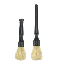 Load image into Gallery viewer, 2Pcs Car Detailing Brush Air Conditioner Auto Wash Pighair Bristle Accessories Cleaning Tools Detailing Vehicle Interior Supplies