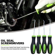 Load image into Gallery viewer, 4Pcs Car 15.5cm Seal Screwdrivers Pick and Hook Gasket Puller Repair Tools Removing Oil Seal O-Ring Auto Disassembly Accessories