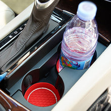 Load image into Gallery viewer, Car Diamond Bling Coaster Water Cup Bottle Holder Anti-slip Pad Mat Silica Gel Waterproof Auto Interior Decoration