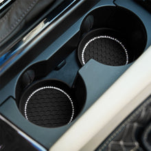 Load image into Gallery viewer, Car Diamond Bling Coaster Water Cup Bottle Holder Anti-slip Pad Mat Silica Gel Waterproof Auto Interior Decoration