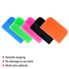 Load image into Gallery viewer, TPU Car Film Install Window Squeegee Scraper Soft Rubber Vinyl Wrap Water Ice Wiper Auto Household Cleaning Tint Tool