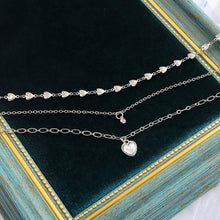 Load image into Gallery viewer, Multi Layered Layered Necklace Fashionable Collarbone Chain Creative and Minimalist Heart Love Pendant Collarbone Chain