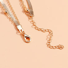 Load image into Gallery viewer, Trendy Stacked Lotus Pendant Necklace with Three Layers of Fashionable Alloy Women Choker Female Jewelry Accessories