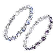 Load image into Gallery viewer, Heart Shaped Gaussian Full Magnet Bracelet with Adjustable Diamond Magnetic Bracelet Women Bracelet Jewelry Accessories