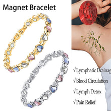 Load image into Gallery viewer, Heart Shaped Gaussian Full Magnet Bracelet with Adjustable Diamond Magnetic Bracelet Women Bracelet Jewelry Accessories