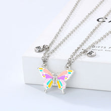 Load image into Gallery viewer, Butterfly Necklace Female Creative Fashion Magnet Stone Friend Couple Necklace Women Men Choker Jewelry